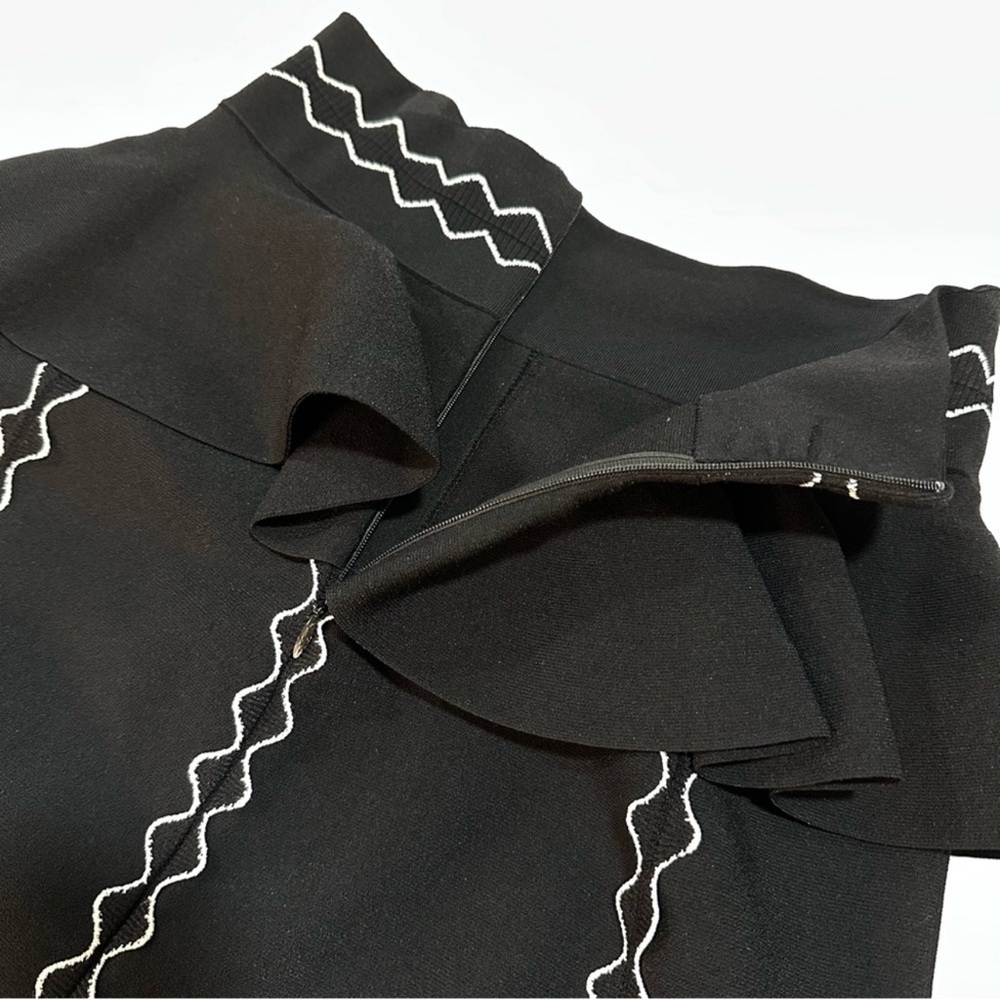Alexander McQueen Stretch-Jersey Midi Skirt - Size S - Picture 10 of 16